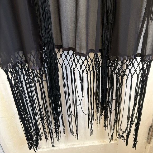 UNIF Wiccan Sheer Black Kimono Jacket - Picture 4 of 12